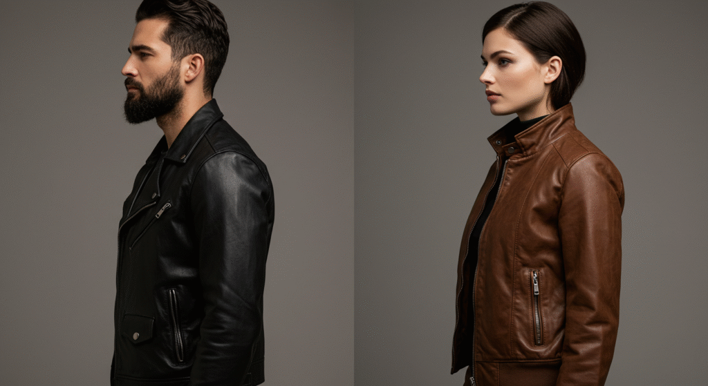 Schwarze vs. Braune Lederjacke Der ultimative Vergleich