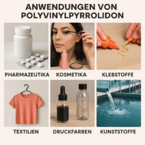 Vielseitigkeit von Polyvinylpyrrolidon