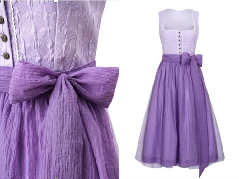 Romantischer Aufbruch: Festliche Inspirationen mit Weinrot und Lila Dirndl