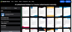 Appy Pie Design – AI Briefkopf-Generator