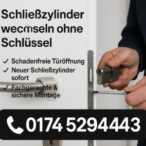 Schließzylinder wechseln ohne Schlüssel