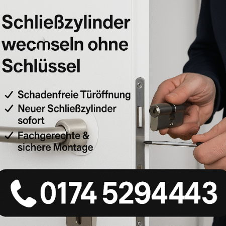 Schließzylinder wechseln ohne Schlüssel – So geht’s sicher, schnell & professionell Schließzylinder wechseln ohne Schlüssel