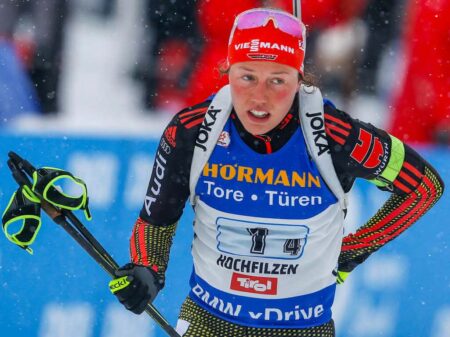 Biathletin Laura Dahlmeier Biathlon